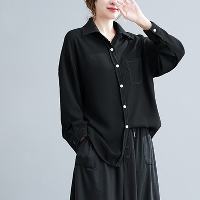 ブラック/シャツ/単品