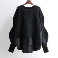 ブラック/セーター/単品